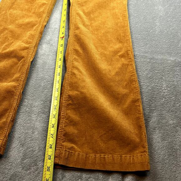 Pilcro Anthropologie Pants Womens 30 Bootcut Corduroy Trousers Burnt Orange - Picture 10 of 10